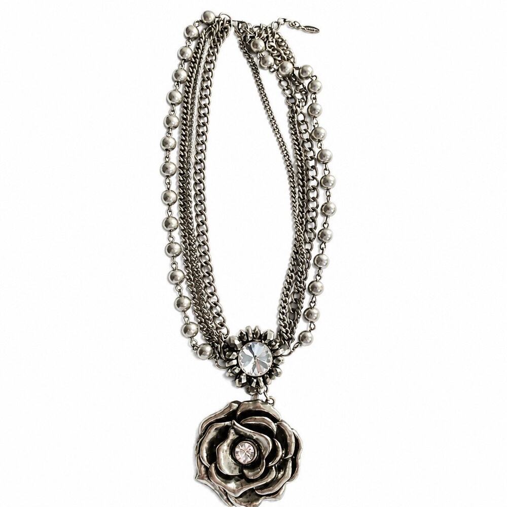 Lia Sophia "Shibuya" Multi-Strand Rose Statement Necklace ✨